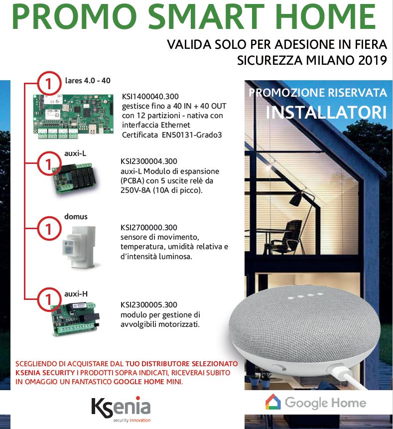 promozione Ksenia security